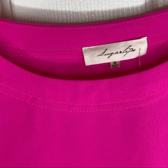 NWT Sugar Lips Blouse Top with Cutouts S - Picture 11 of 11